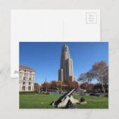 Carte Postale Cathédrale de l'Université d'apprentissage de Pitt (Devant / Derrière)