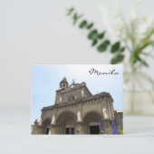 Carte Postale cathédrale de manille (Debout devant)