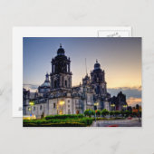 Carte Postale Cathédrale de Mexico (Devant / Derrière)