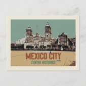 Carte Postale Cathédrale de Mexico, centre historique, Mexique P (Devant)