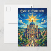 Carte Postale Cathédrale de Notre-Dame des Miracles de Caacupé (Devant / Derrière)