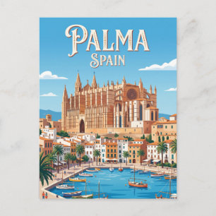Carte Postale Cathédrale de Palma Espagne