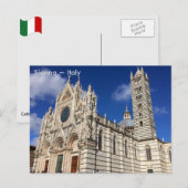 Carte Postale Cathédrale de Père Noël Maria Assunta, Sienne, Ita (Devant / Derrière)
