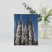 Carte Postale Cathédrale de Ratisbonne (Debout devant)