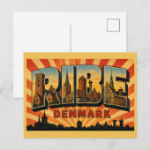 Carte Postale Cathédrale de Ribe Danemark (Devant / Derrière)
