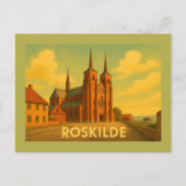 Carte Postale Cathédrale de Roskilde Danemark (Devant)
