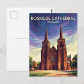Carte Postale Cathédrale de Roskilde Danemark (Devant / Derrière)