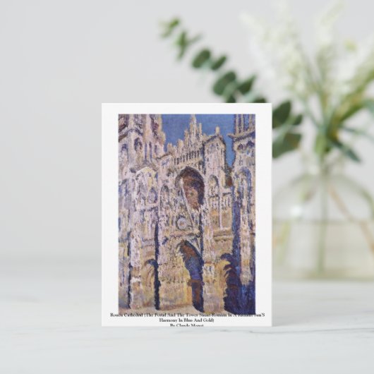 Carte Postale Cathédrale De Rouen Par Claude Monet (Debout devant)