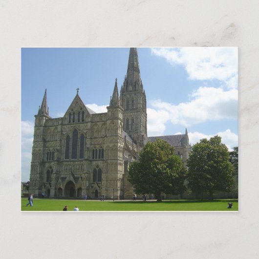 Carte Postale Cathédrale de Salisbury (Devant)