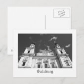 Carte Postale Cathédrale de Salzbourg (Devant / Derrière)