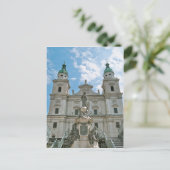 Carte Postale Cathédrale de Salzbourg (Debout devant)