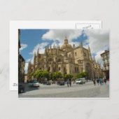 Carte Postale Cathédrale de Ségovie - Espagne (Devant / Derrière)