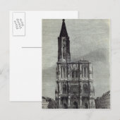 Carte Postale Cathédrale de Strasbourg (Devant / Derrière)