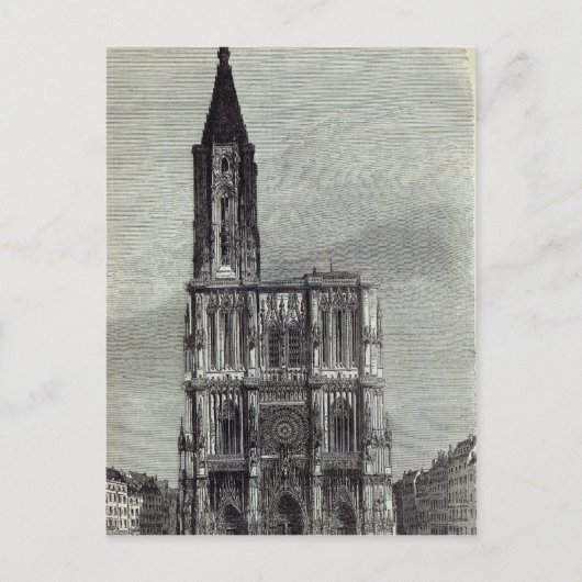 Carte Postale Cathédrale de Strasbourg (Devant)