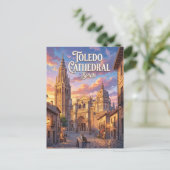Carte Postale Cathédrale de Tolède Espagne (Debout devant)