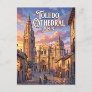Carte Postale Cathédrale de Tolède Espagne
