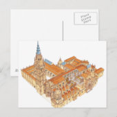 Carte Postale Cathédrale de Tolède. Espagne (Devant / Derrière)