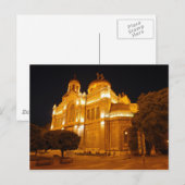 Carte Postale Cathédrale de Varna la nuit (Devant / Derrière)