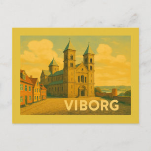 Carte Postale Cathédrale de Viborg Danemark