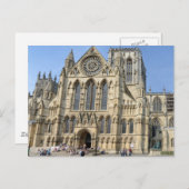 Carte Postale Cathédrale de York Minster (Devant / Derrière)