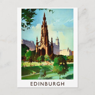 Carte Postale Cathédrale d'Édimbourg, Écosse, Royaume-Uni