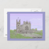 Carte Postale Cathédrale d'Exeter (Devant / Derrière)