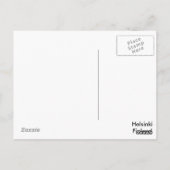 Carte Postale Cathédrale d'Helsinki (Dos)