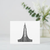 Carte Postale Cathédrale d'Islande (Hallgrimskirkja) (Debout devant)