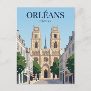 Carte Postale Cathédrale d'Orléans France