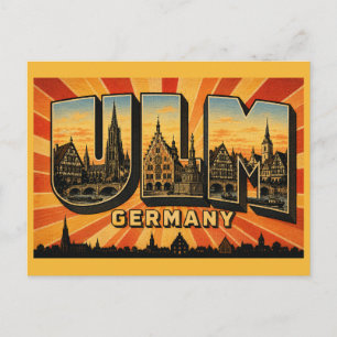 Carte Postale Cathédrale d'Ulm en Allemagne