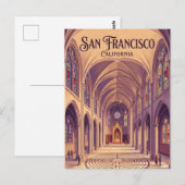 Carte Postale Cathédrale Grace USA (Devant / Derrière)