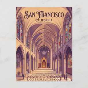 Carte Postale Cathédrale Grace USA