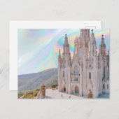 Carte Postale Cathédrale holographique (Devant / Derrière)