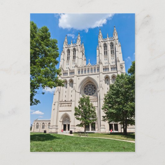 Carte Postale Cathédrale nationale de Washington (Devant)