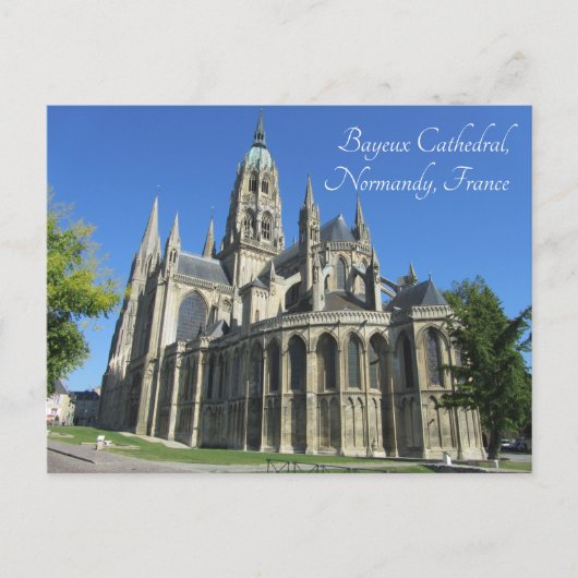 Carte Postale Cathédrale Notre-Dame, Bayeux, France (Devant)