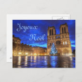 Carte Postale Cathédrale Notre-Dame de Paris (Devant / Derrière)