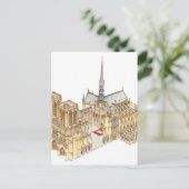 Carte Postale Cathédrale Notre-Dame. Paris France (Debout devant)
