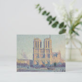 Carte Postale Cathédrale Notre Dame Paris France Peinture Classi (Debout devant)