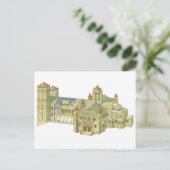 Carte Postale Cathédrale romane de Saint Jacques de Compostelle. (Debout devant)