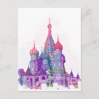 Carte Postale Cathédrale Saint Basile Moscou