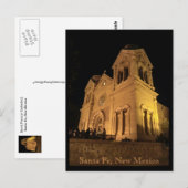 Carte Postale Cathédrale Saint-François Santa Fe Nouveau-Mexique (Devant / Derrière)