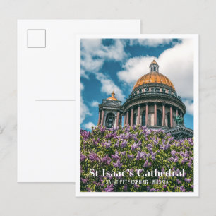 Carte Postale Cathédrale Saint-Isaac Saint-Pétersbourg Russie