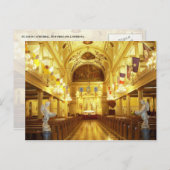 Carte Postale Cathédrale Saint-Louis (intérieure), Nouvelle-Orlé (Devant / Derrière)