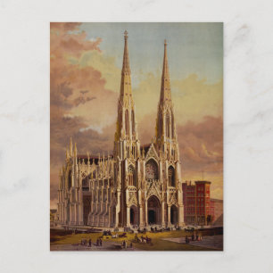 Carte Postale Cathédrale Saint Patrick dans Midtown Manhattan