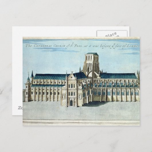 Carte Postale Cathédrale Saint-Paul (Devant / Derrière)
