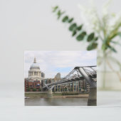 Carte Postale Cathédrale Saint-Paul, du pont Millenium (Debout devant)