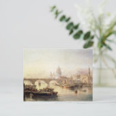 Carte Postale Cathédrale Saint-Paul et pont de Londres (Debout devant)