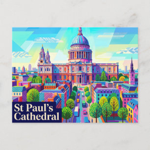 Carte Postale Cathédrale Saint-Paul Royaume-Uni