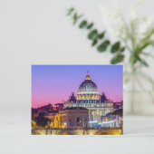 Carte Postale Cathédrale Saint-Pierre Cité du Vatican Rome crépu (Debout devant)