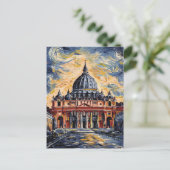 Carte Postale Cathédrale Saint-Pierre du Vatican (Debout devant)